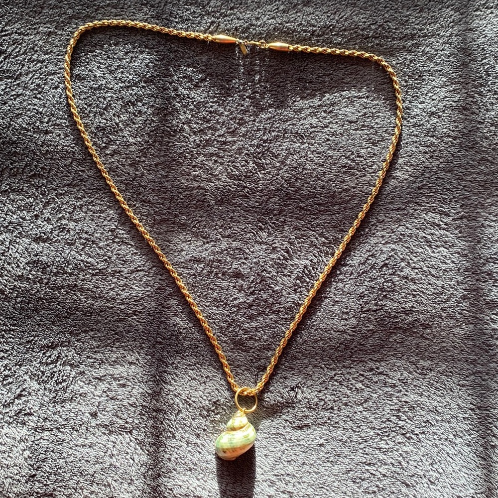 Vintage crab necklace
